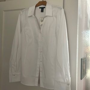 NWT Ashley Stewart fitted blouse